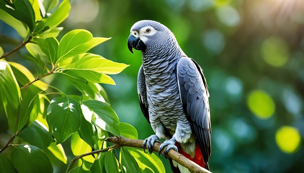 African Grey Parrots