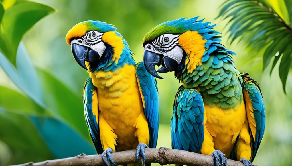 Blue-and-Gold Macaws