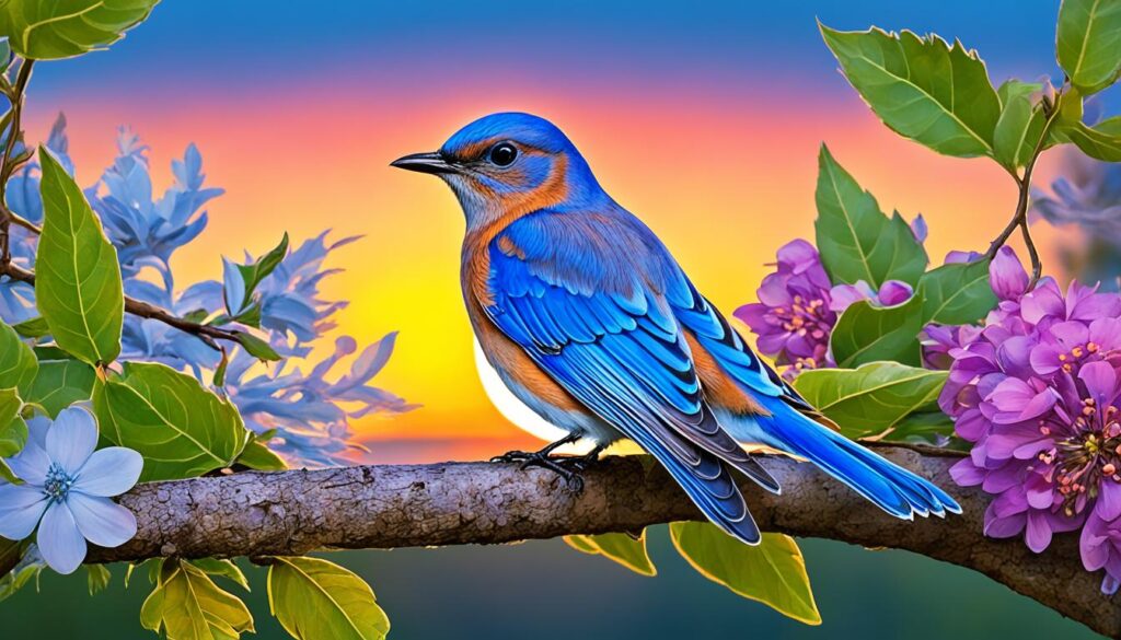 Native American bluebird symbolism