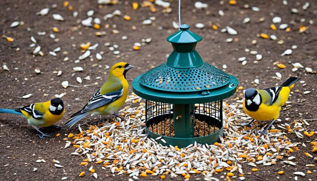 birds that eat safflower seeds