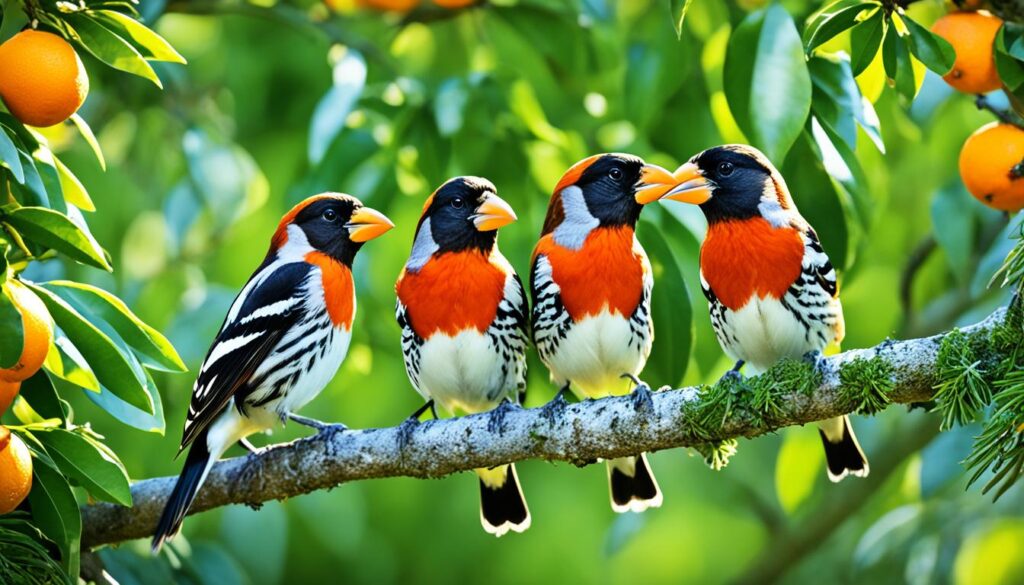 grosbeaks