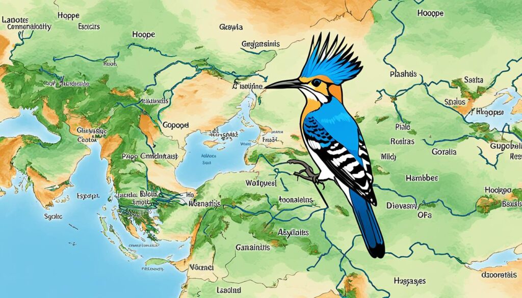 hoopoe birds geographic distribution