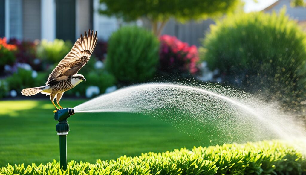 motion-activated sprinkler