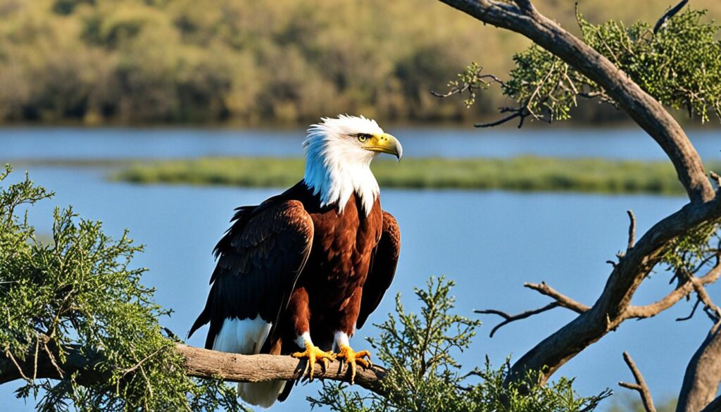 African fish eagles