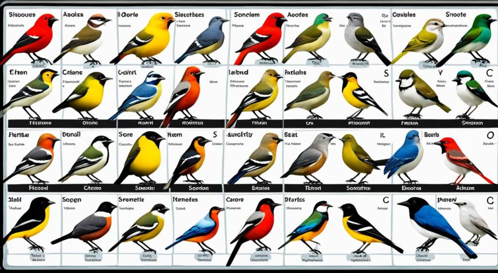 Binomial nomenclature birds