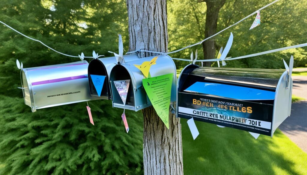 DIY mailbox bird deterrents