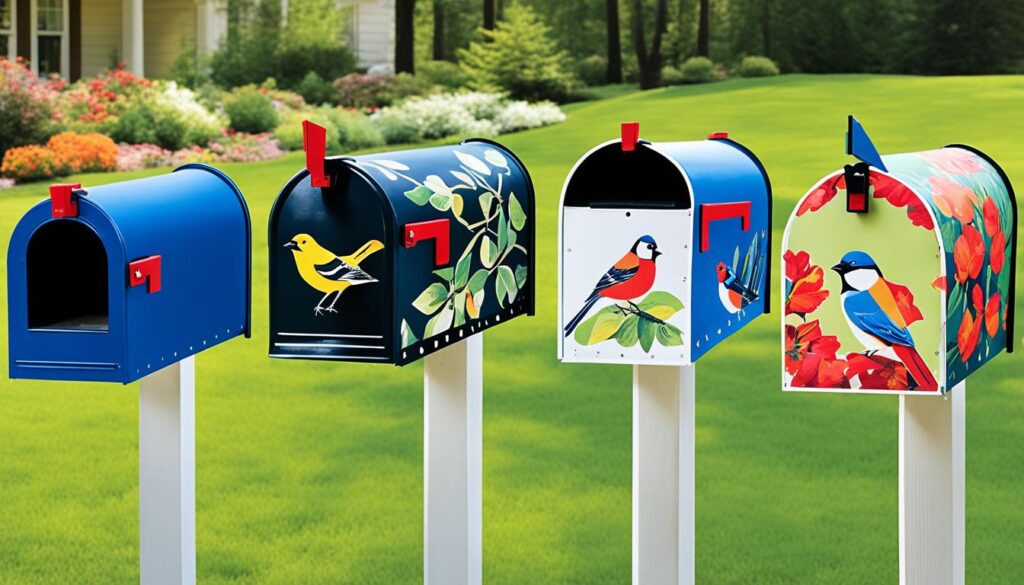 Mailbox covers and bird-proof designs