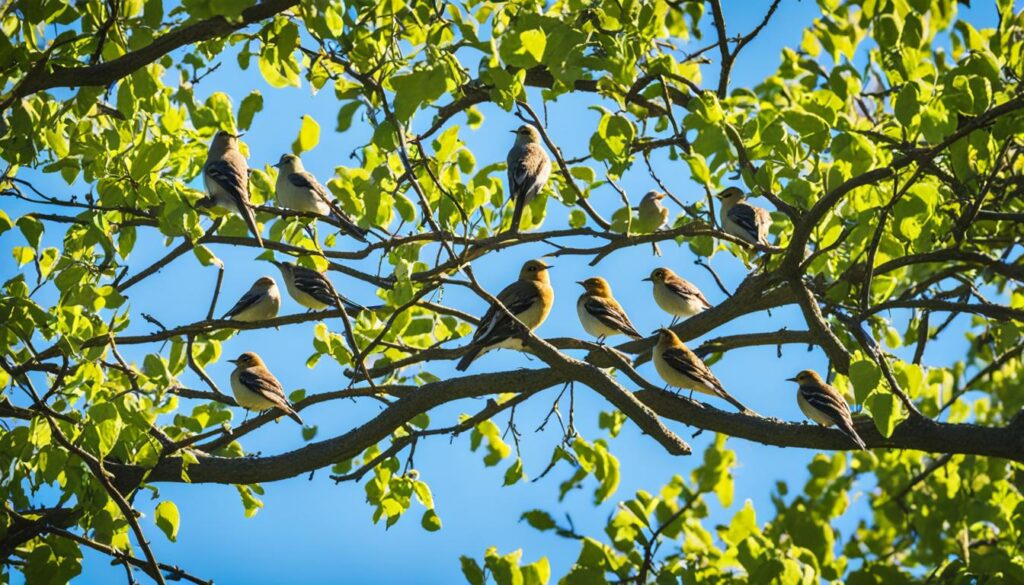 Migratory bird nesting