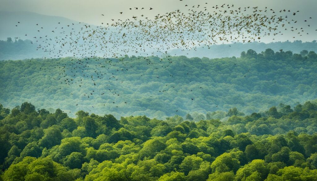 Migratory bird nests