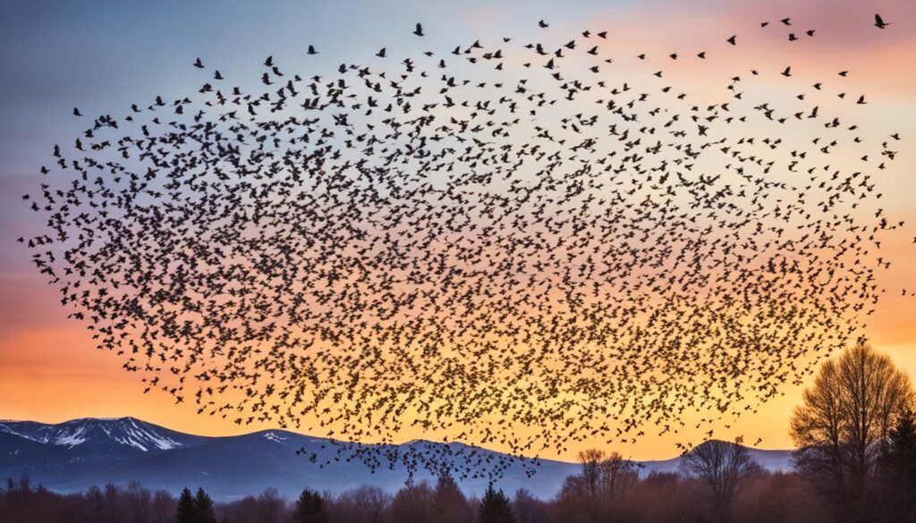 Starling murmuration