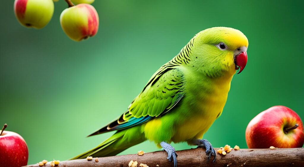 apple nutrition for parakeets