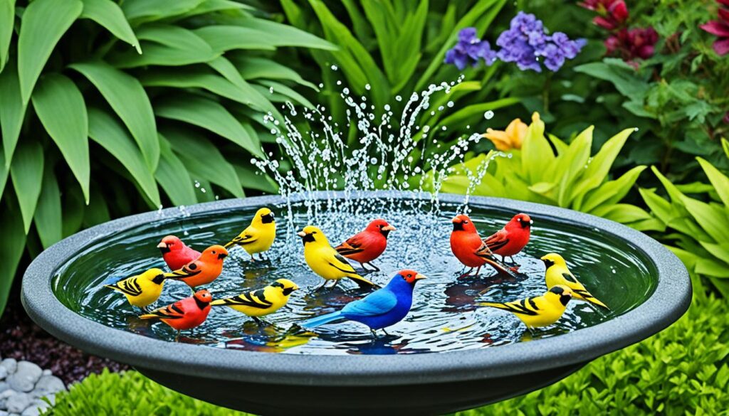 bird bath design