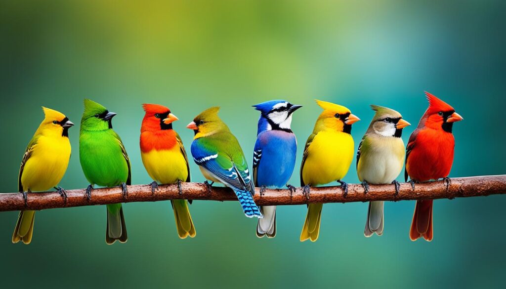 bird color preferences by species