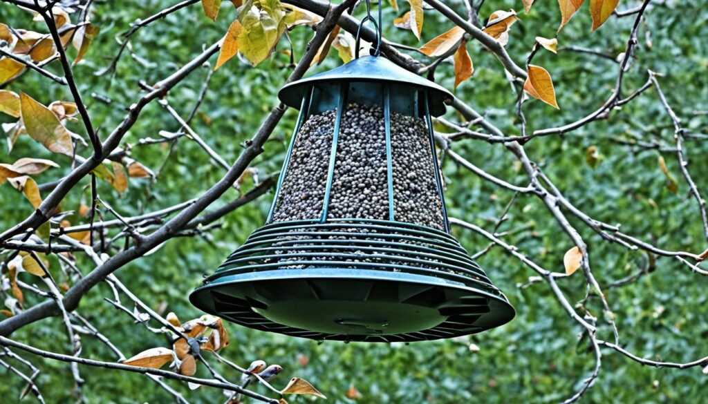 bird feeder blockages