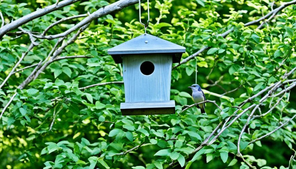 bird feeder placement