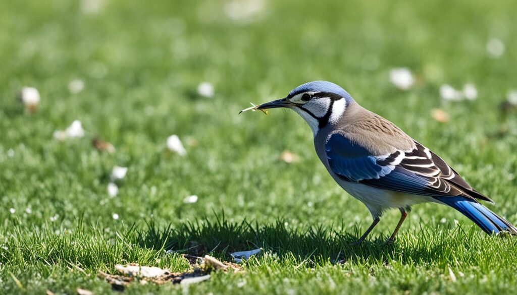 bird lawn damage