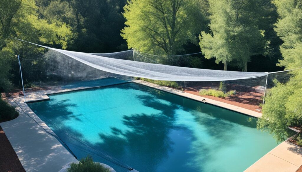 bird netting for swimming pools