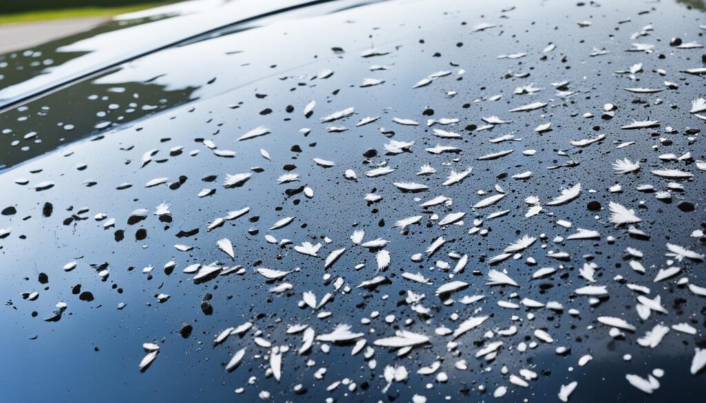 bird poop on car