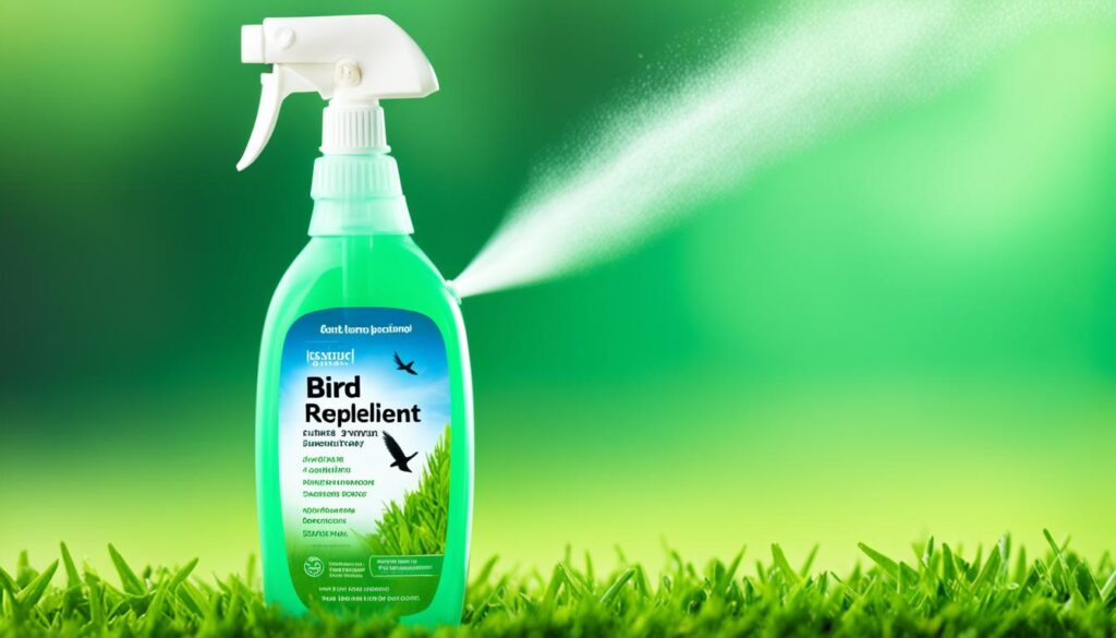 bird repellent spray for grass seed