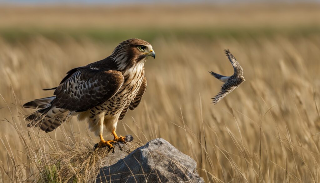 birds that hunt and eat mice