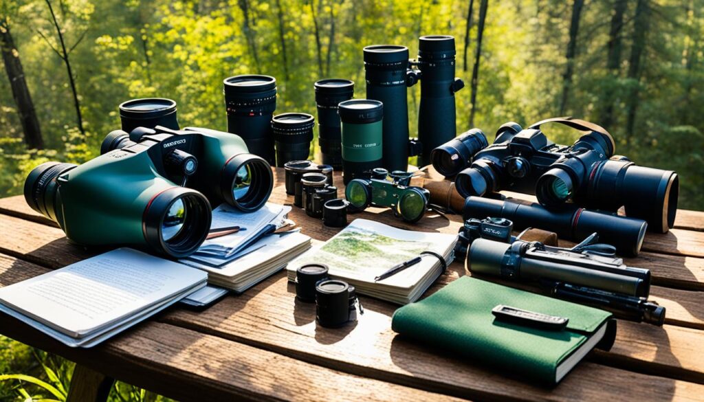 birdwatching gear