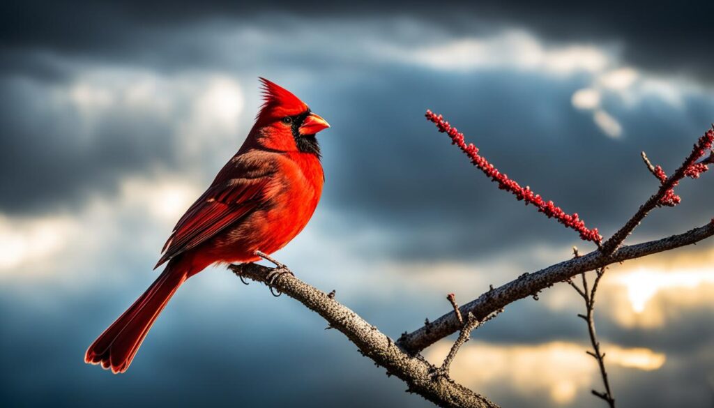 cardinal bird omen