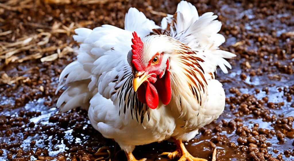 diarrhea in chickens