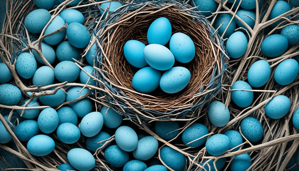 european starling blue eggs