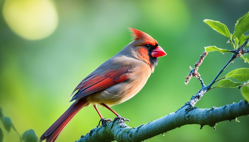 female cardinal sighting