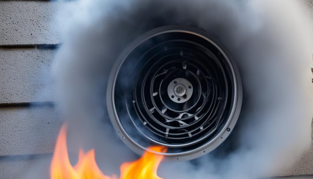 fire hazards from blocked dryer vents