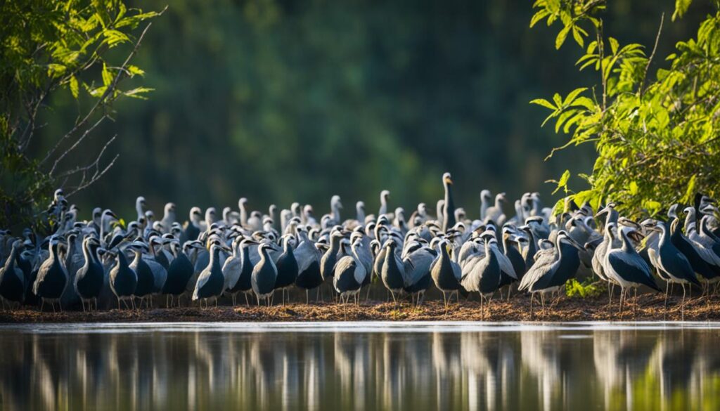 flat-billed birds