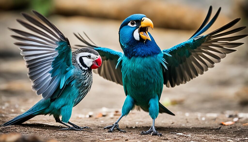 gender differences in bird fights