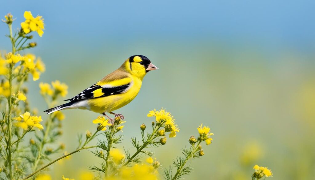 goldfinch color attraction