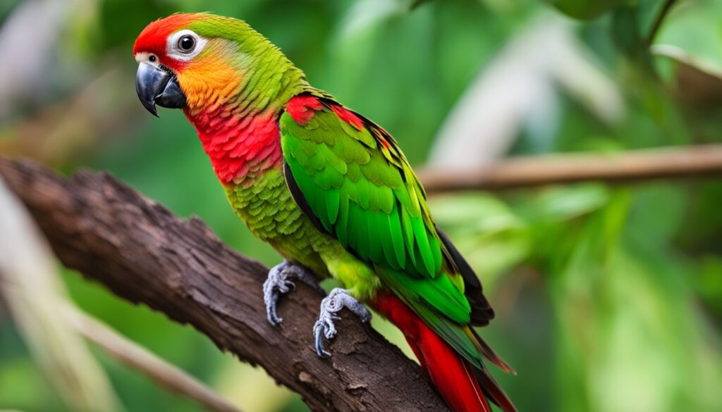 green-cheeked conure