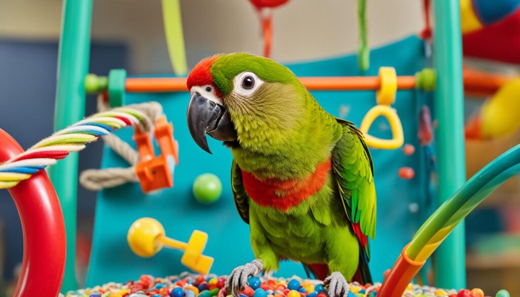 green-cheeked conure