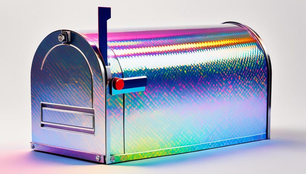 holographic tape for mailboxes