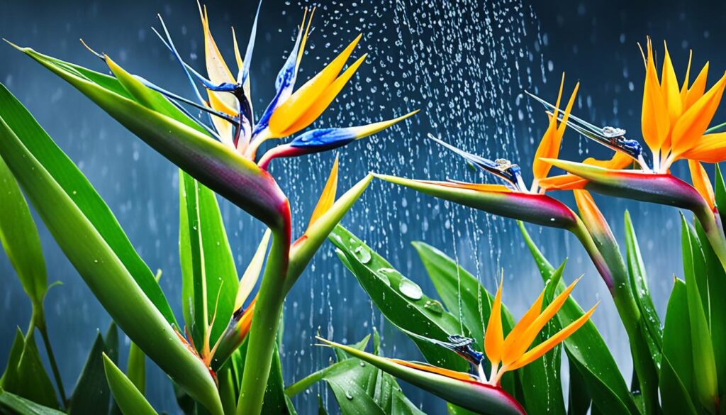 how often to water birds of paradise