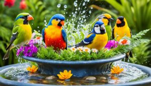 how to attract birds to bird bath