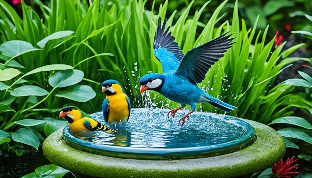 how to get birds to use bird bath