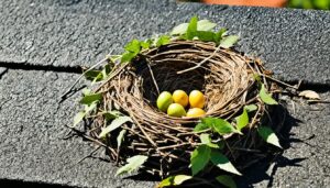 how to get rid of birds nest in gutter