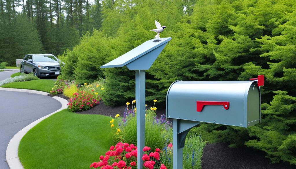 how to keep birds from pooping on mailbox