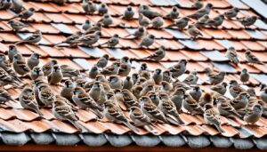 how to keep birds off roof