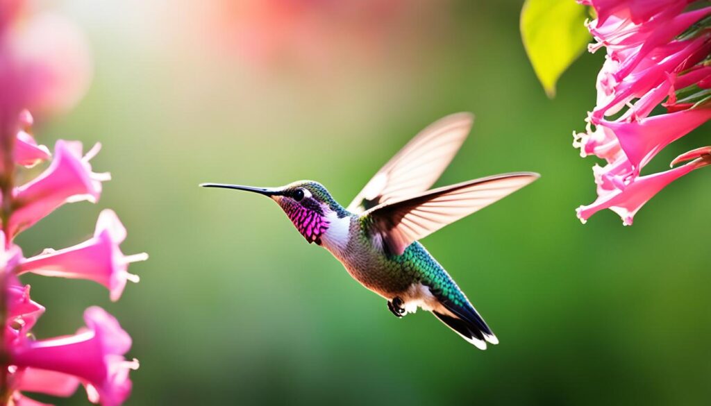 hummingbird nectar intake