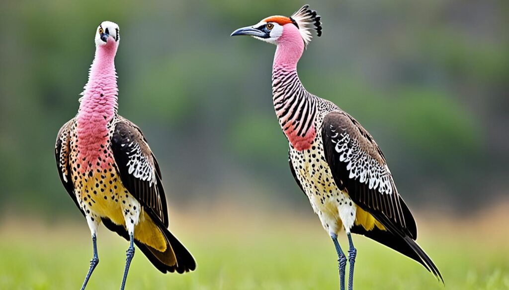 large birds of the savanna