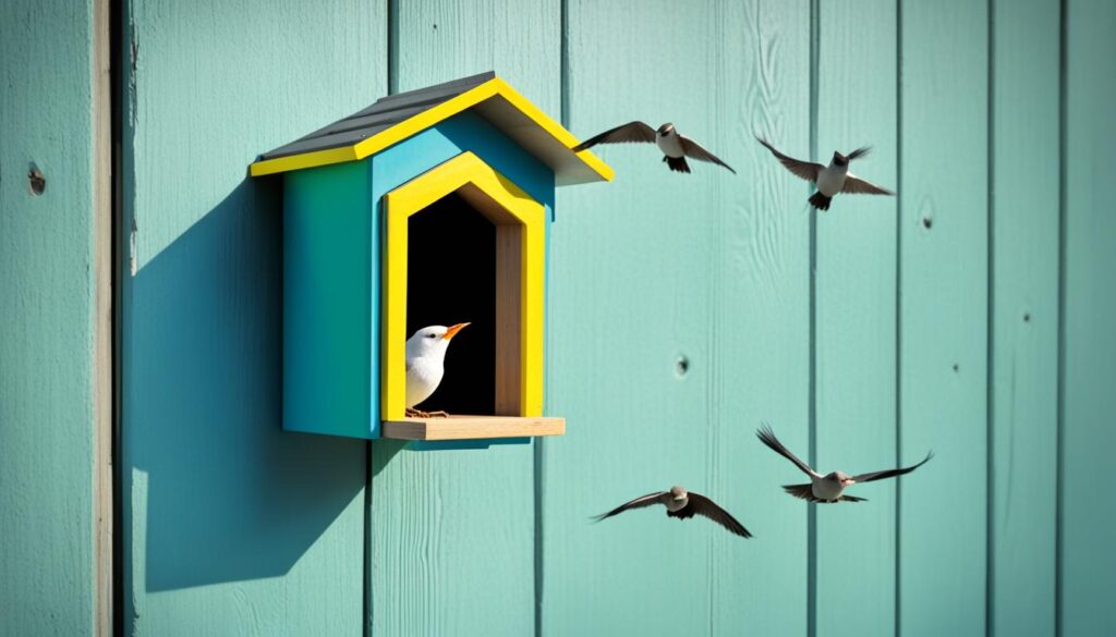 methods to get birds out of garage