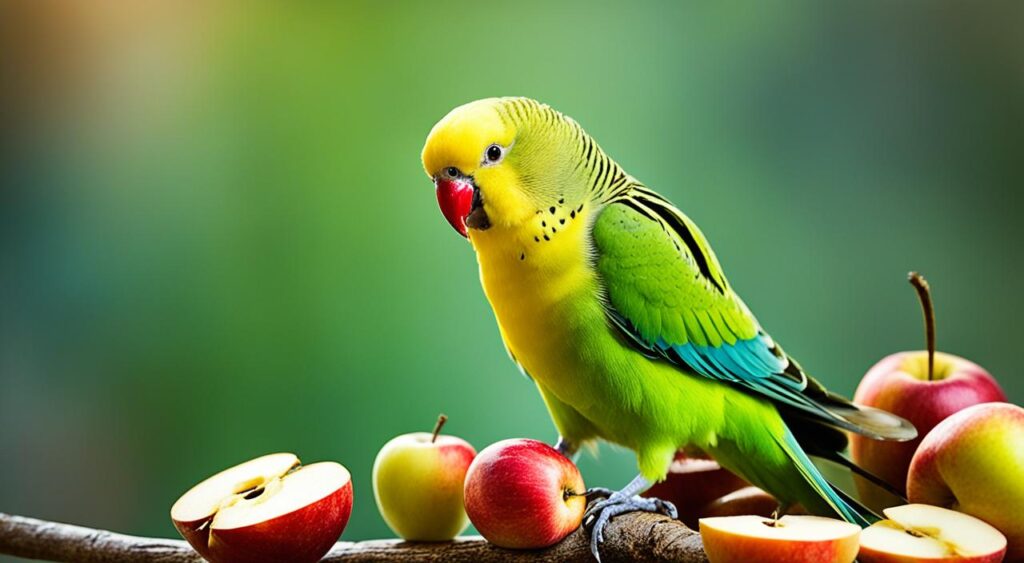 parakeet apple preparation