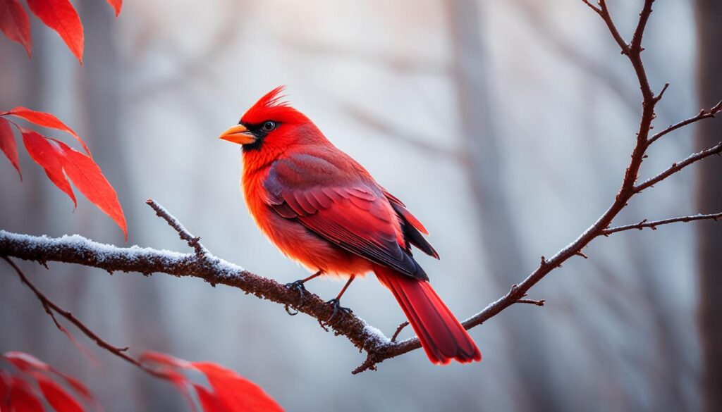 red bird as spiritual messenger