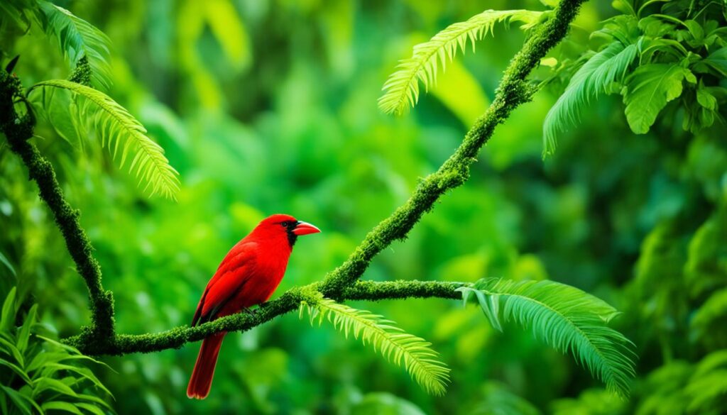 red bird conservation