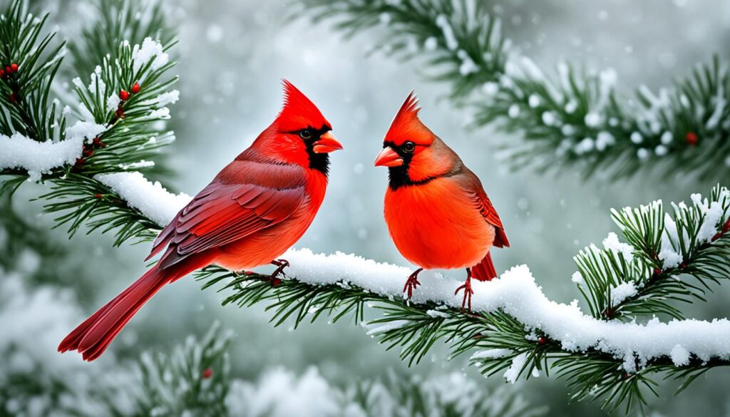 red bird symbolism during christmas