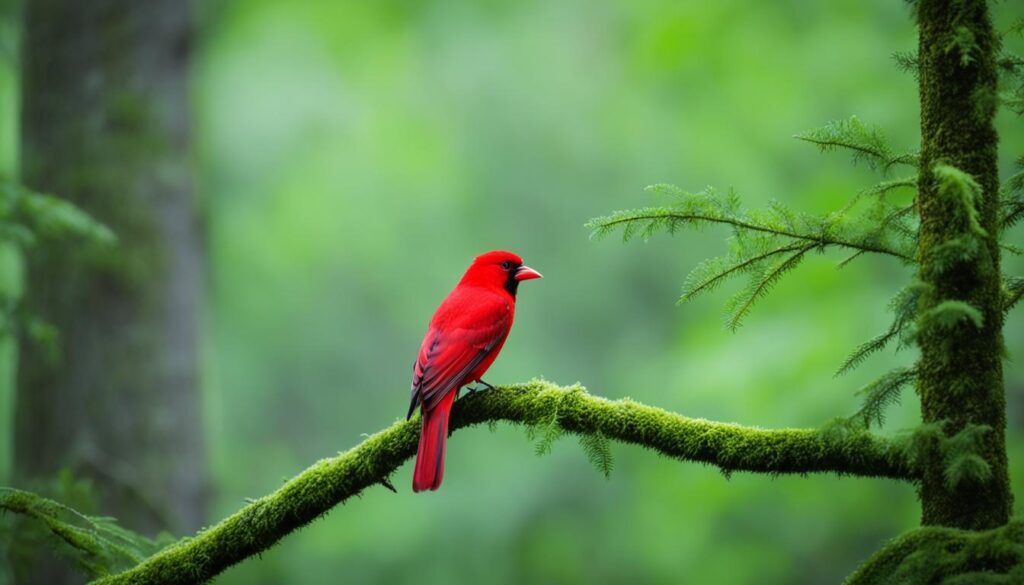 red bird totem